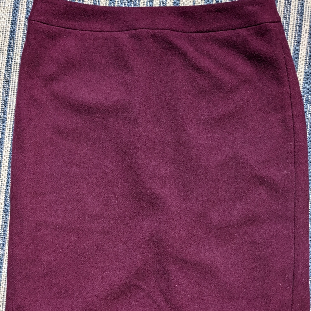 J. Crew Wool Pencil Skirt